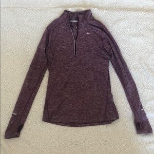 Purple Nike Quarter Zip SMALL